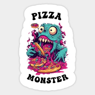 The Pizza Monster Sticker